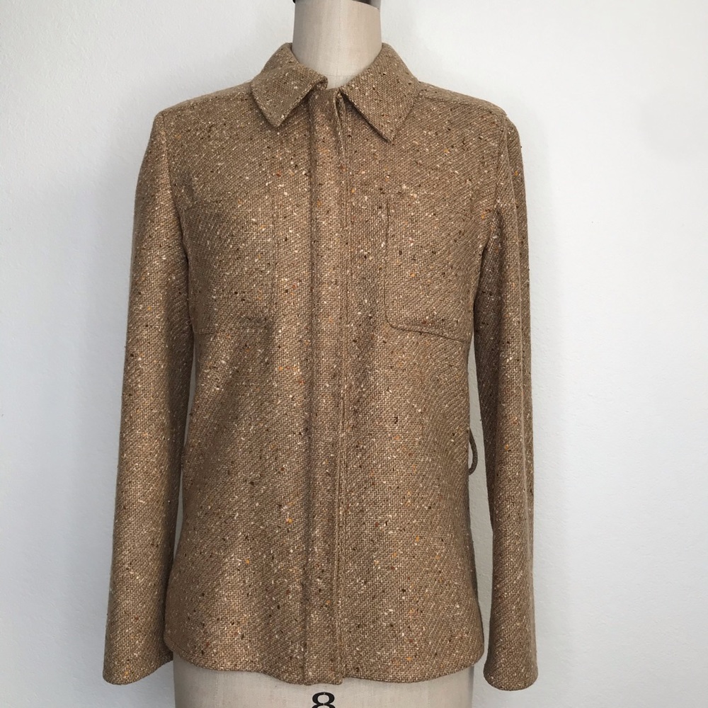 Valentino 8 vintage tweed button down long sleeve